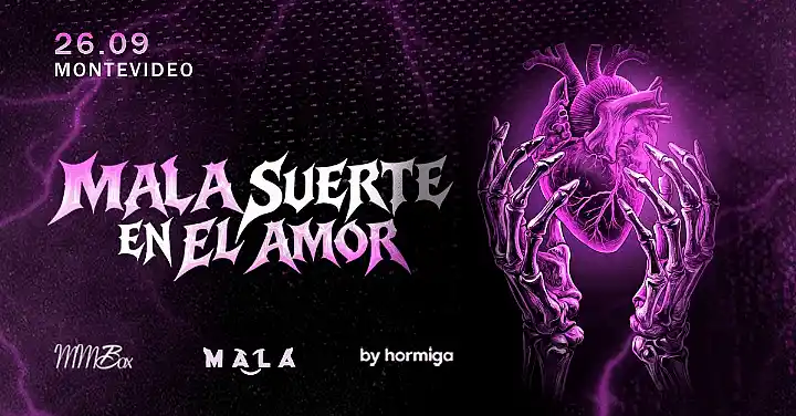Flyer de NO SEAS MALA - MALA SUERTE EN EL AMOR