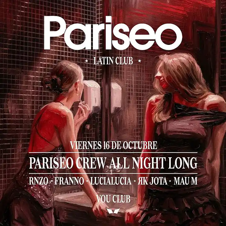 Flyer de PARISEO LATIN CLUB - VIE 16 DE OCT