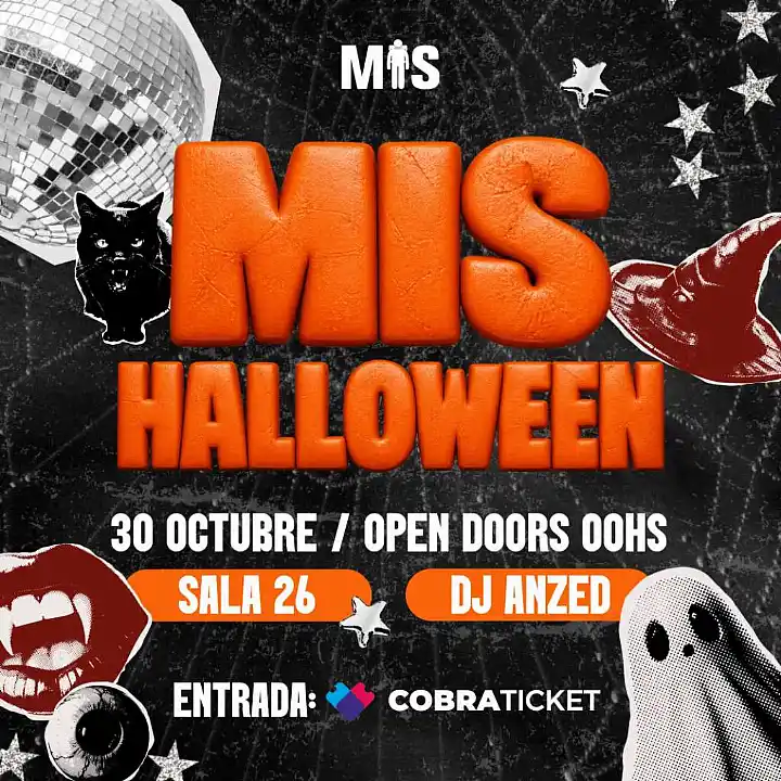 Flyer de MIS HALLOWEEN PARTY