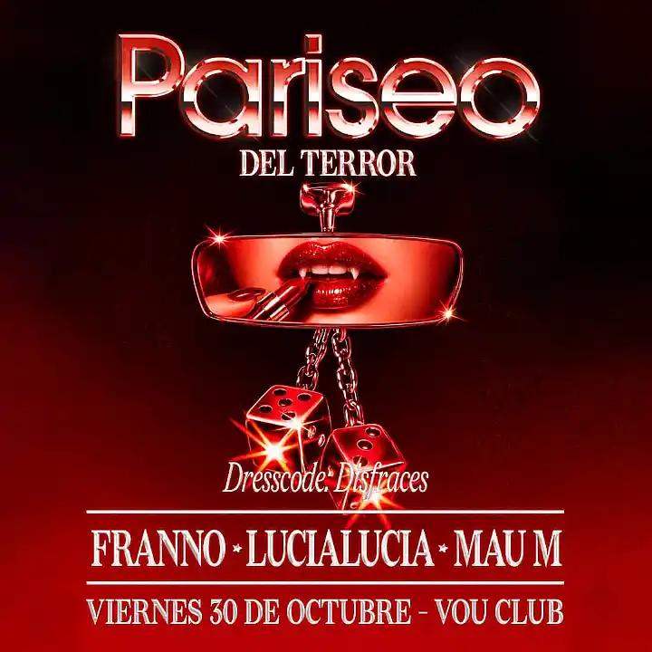 Flyer de PARISEO DEL TERROR (DISFRACES) - VIE 30 DE OCT