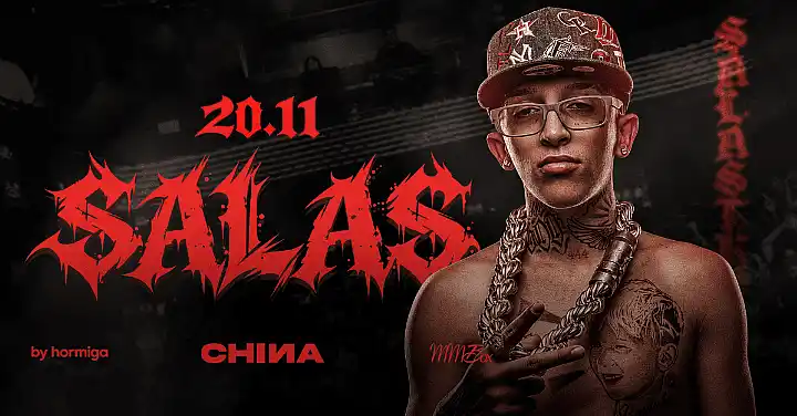 Flyer de LA CHINA - SALAS EN VIVO.