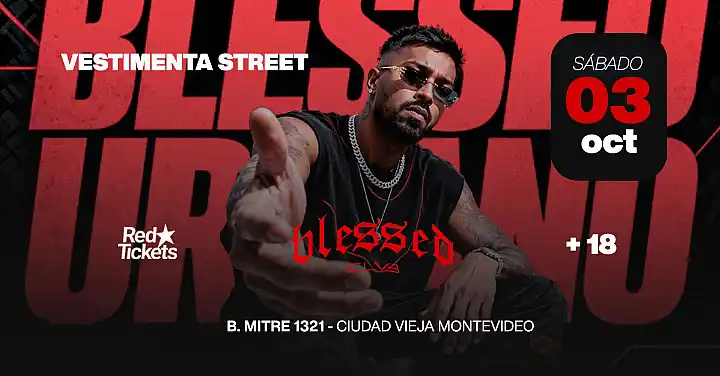 Flyer de BLESSED URBANO