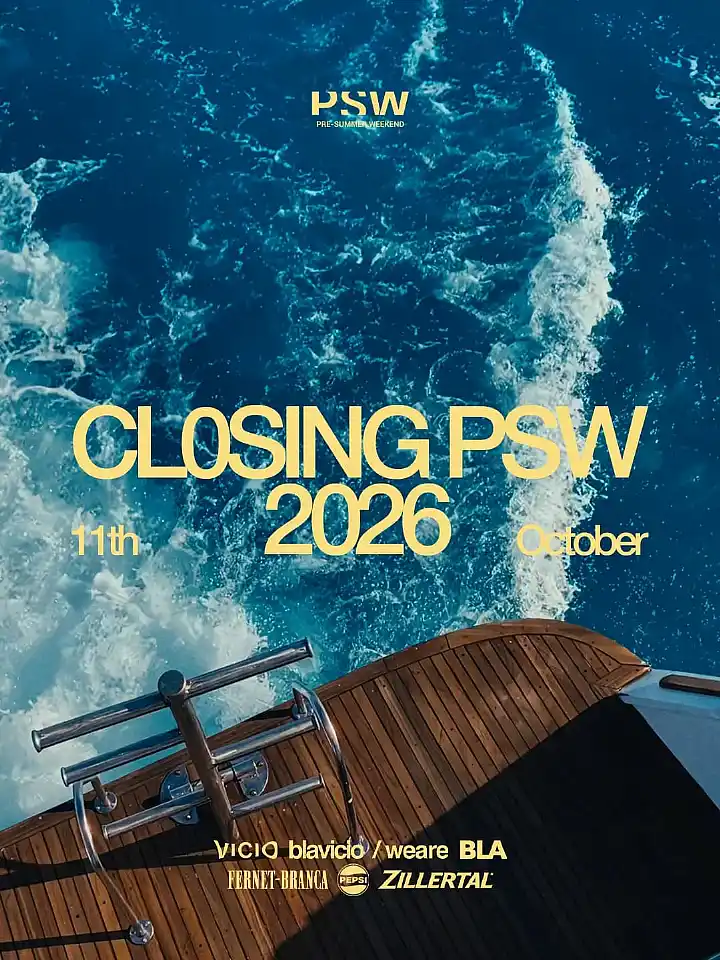 Flyer de CLOSING PRE SUMMER WEEKEND