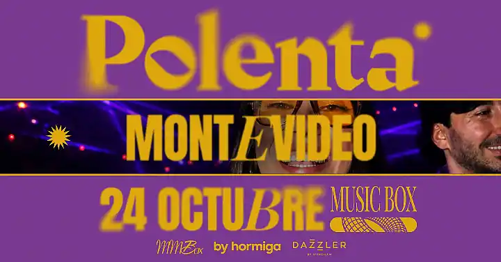 Flyer de POLENTA MONTEVIDEO - 24.10
