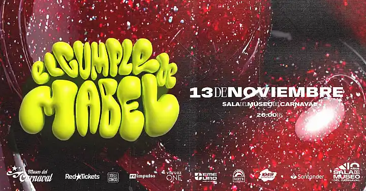 Flyer de EL CUMPLE DE MABEL - La fiesta más divertida - NOVIEMBRE