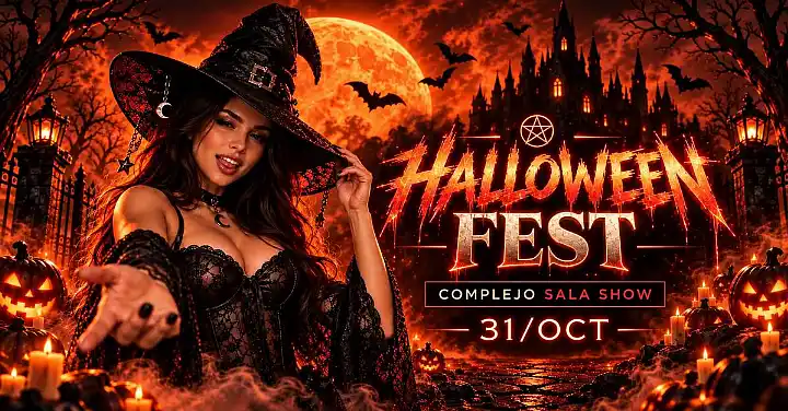 Flyer de Halloween Fest