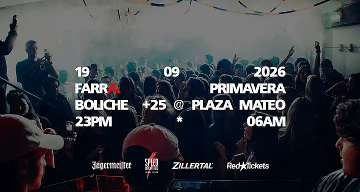 Flyer de FARRA. - SABADO 19/09