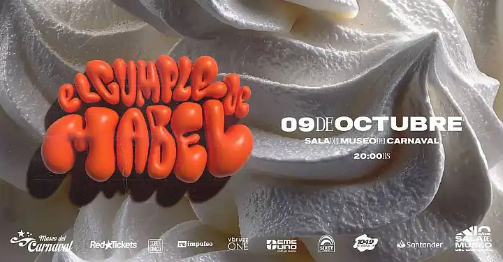 Flyer de EL CUMPLE DE MABEL - La fiesta más divertida - OCTUBRE