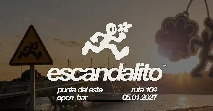 Flyer de ESCANDALITO OPEN BAR - PUNTA DEL ESTE 05.01