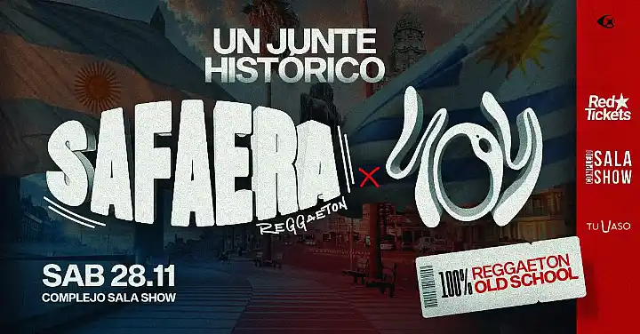 Flyer de 404 x Safaera: Junte Histórico