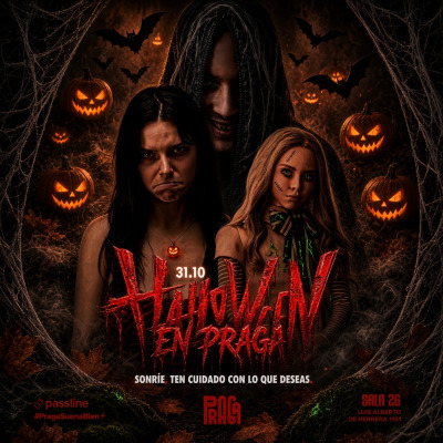 Flyer de Halloween en Praga🅿️🎃