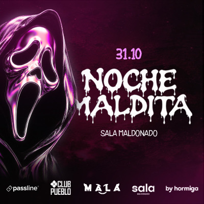 Flyer de MALA MALDONADO - HALLOWEEN