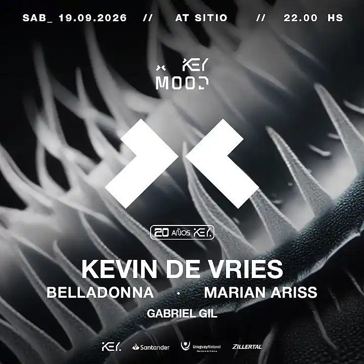 Flyer de Key Mood w/Kevin de Vries & more
