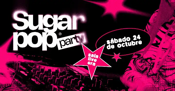 Flyer de Sugar Pop Party; Pink Edition