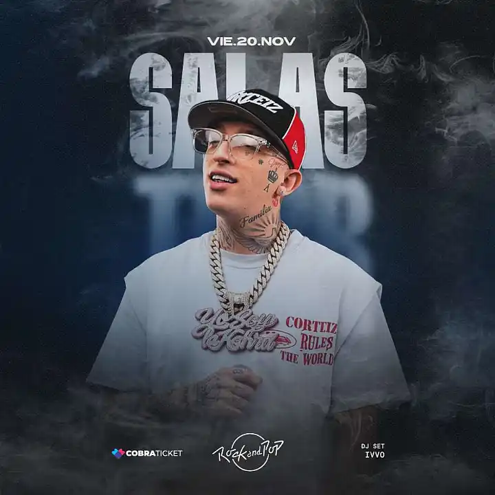Flyer de Salas en Rock and Pop