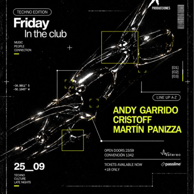 Flyer de X PRODUCCIONES pres FRIDAY IN THE CLUB