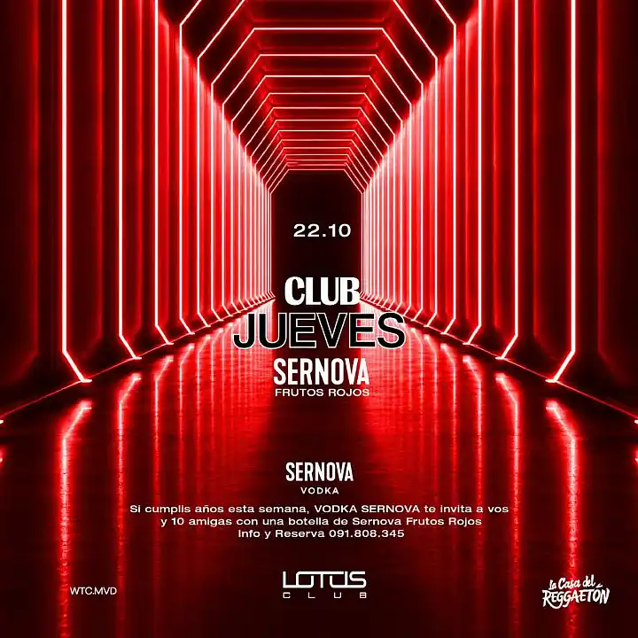 Flyer de CLUB JUEVES