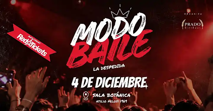 Flyer de MODO BAILE - LA DESPEDIDA