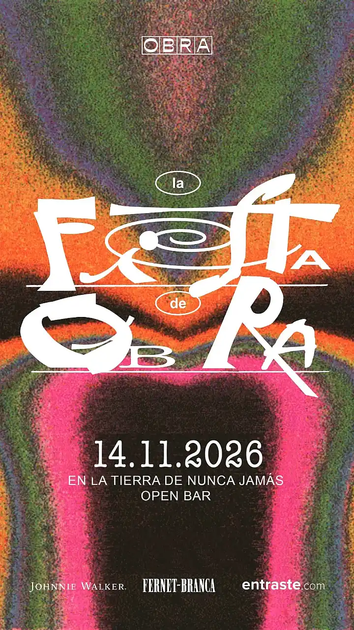 Flyer de La Fiesta de Obra