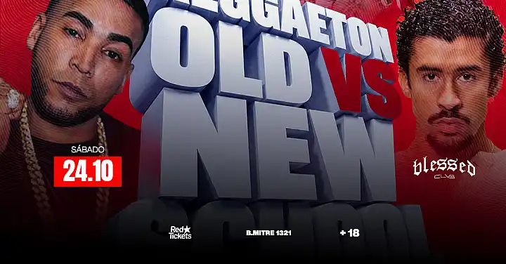Flyer de REGGAETON OLD VS NEW SCHOOL